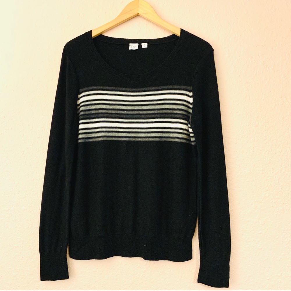 GAP Lightweight Sweater with Ombré Stripe